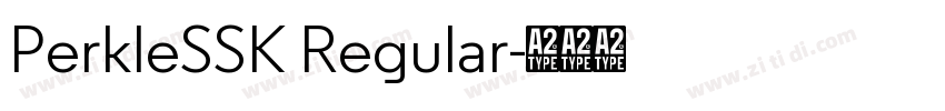PerkleSSK Regular字体转换